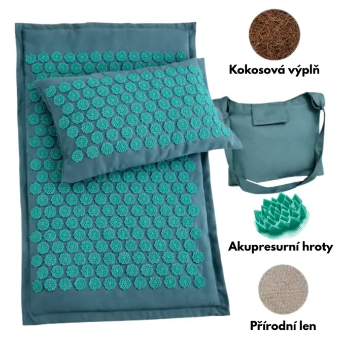 Akupresurní podložka s kokosovou výplní