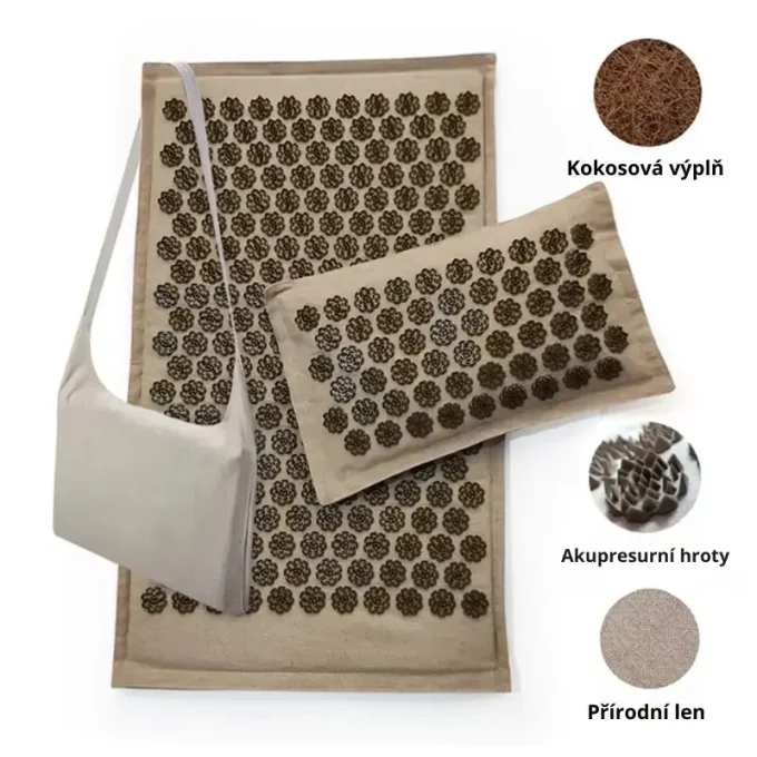 Akupresurní podložka s kokosovou výplní