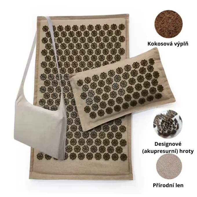 Akupresurní podložka s kokosovou výplní