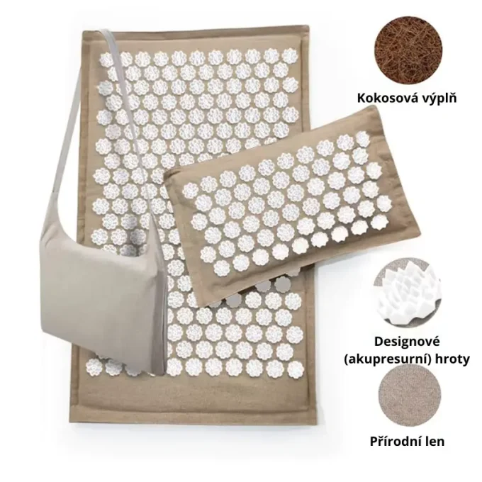Akupresurní podložka s kokosovou výplní