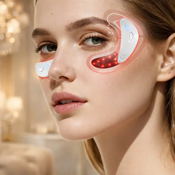 Oční masážní přístroj s EMS a červeným světlem